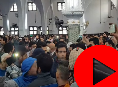 مقاطعة صلاة الجمعة بمسجد في فاس