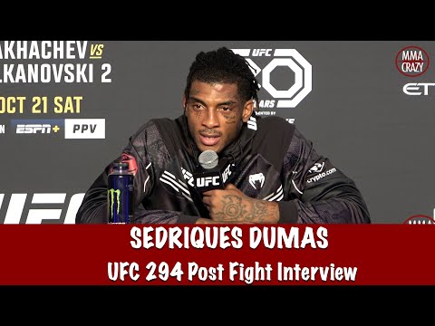 Sedriques Dumas says hair pulling by Abu Azaitar Pssed him off at UFC 294