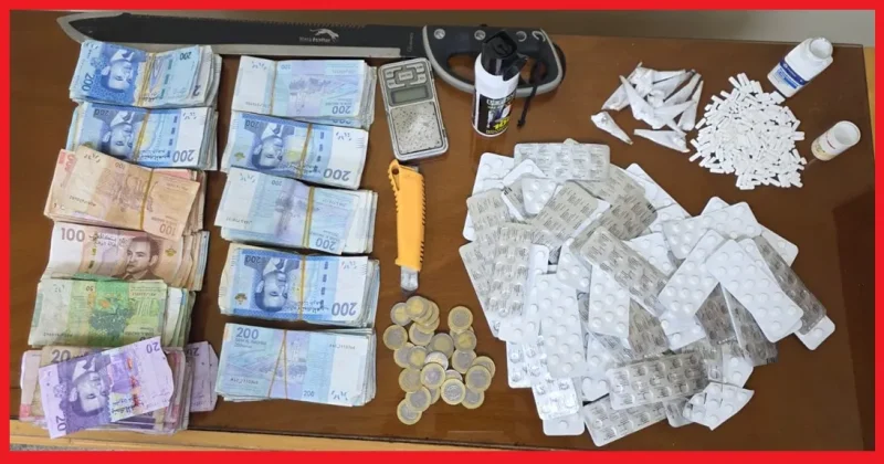 ضبط مروج في بني مكادة