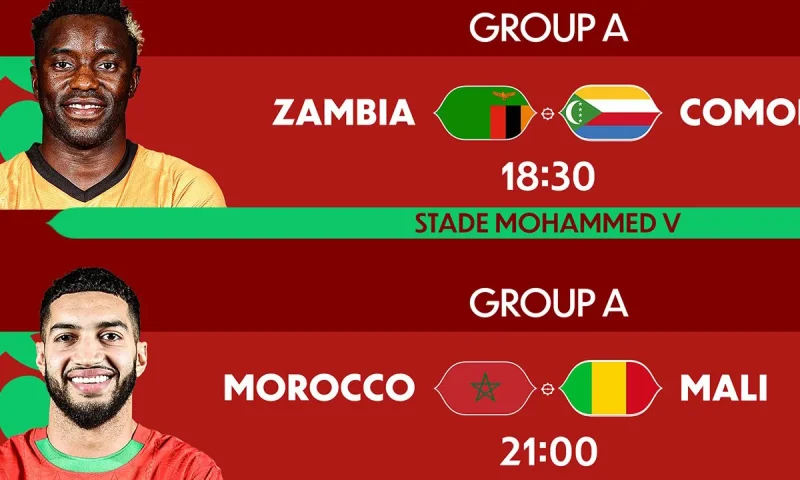 برنامج مباريات كأس إفريقيا ليوم الجمعة 26 دجنبر