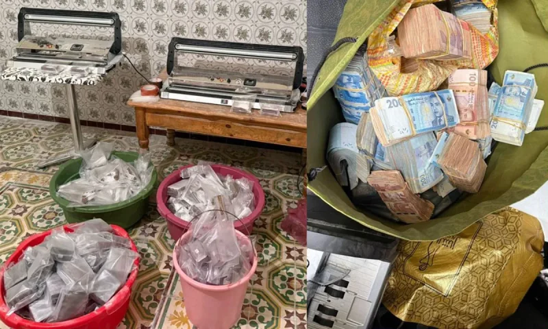 شرطة طنجة تضبط مبلغ 231 مليون مع مُهرّبي مخدرات