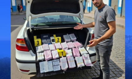 سيارة مُحملة بالمهلوسات تجوب بني مكادة