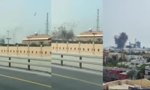 إيران تعلن إطلاق صواريخ على قطر والبحرين والكويت والإمارات