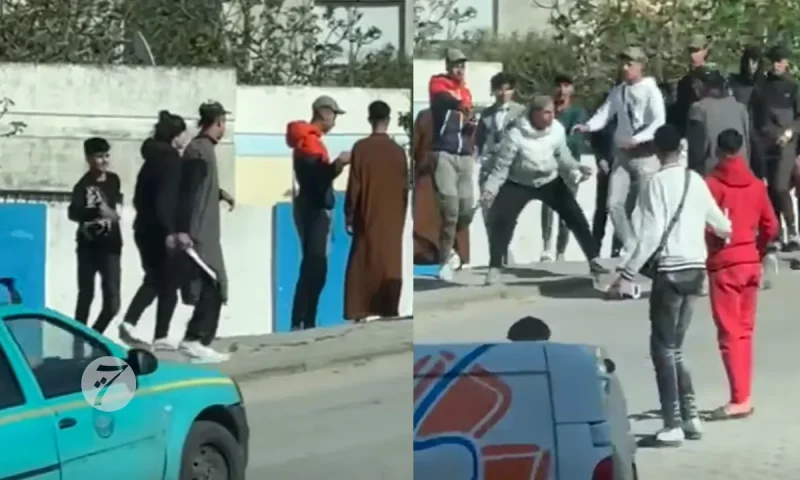 الأمن يحقق في واقعة قرب ثانوية الحسن الثاني بطنجة ويبحث عن مشتبه به