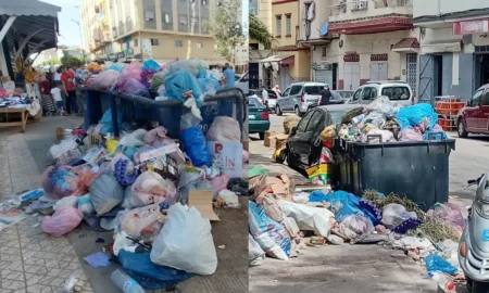 شوارع في طنجة تغرق بالنفايات.. العدالة والتنمية يعتبره مؤشرا على فشل التدبير في العيد