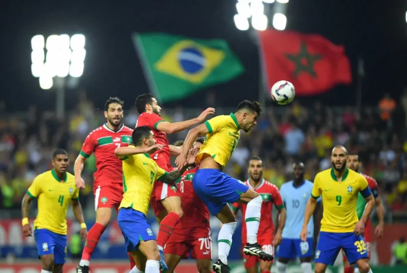 موعد مباراة المغرب والبرازيل وكيفية مشاهدتها