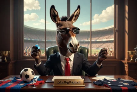 قصة الحمار ورئيس الفريق المغربي حديث العالم