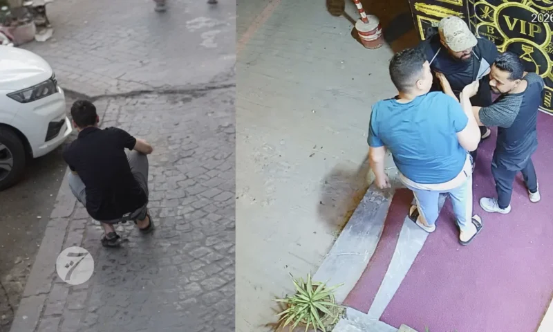 زبون يطعن حلاقا رفض التعامل معه في طنجة !! (فيديو)