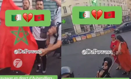 ألم الإقصاء من المونديال يدفع جزائريين لحرق علم المغرب والإساءة للمغربيات.. السفارة في باريس تتحرك