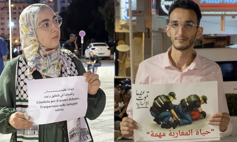 حياة المغاربة مهمة.. نشطاء طنجة في وقفة للمطالبة بالعدالة لعبد الرحيم فقير