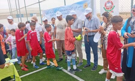 العمران تفتح ملاعب الشرافات الخضراء أمام نهائي الكرة المدرسية بالفحص أنجرة