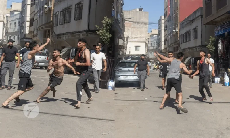 الدماء تسيل في حومة الشوك.. مواجهة عنيفة بأدوات حادة