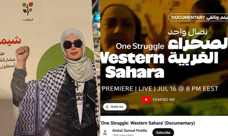 أسطول الصمود يوجه صفعة للمغاربة المتضامنين معه: فلسطين والصحراء نضال واحد ضد الاحتلال!!