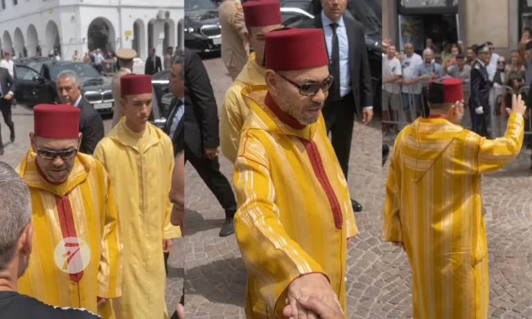 الملك محمد السادس يفاجئ المواطنين قرب القصر الملكي في تطوان