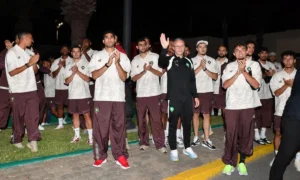 المنتخب المغربي يصل مطار الرباط