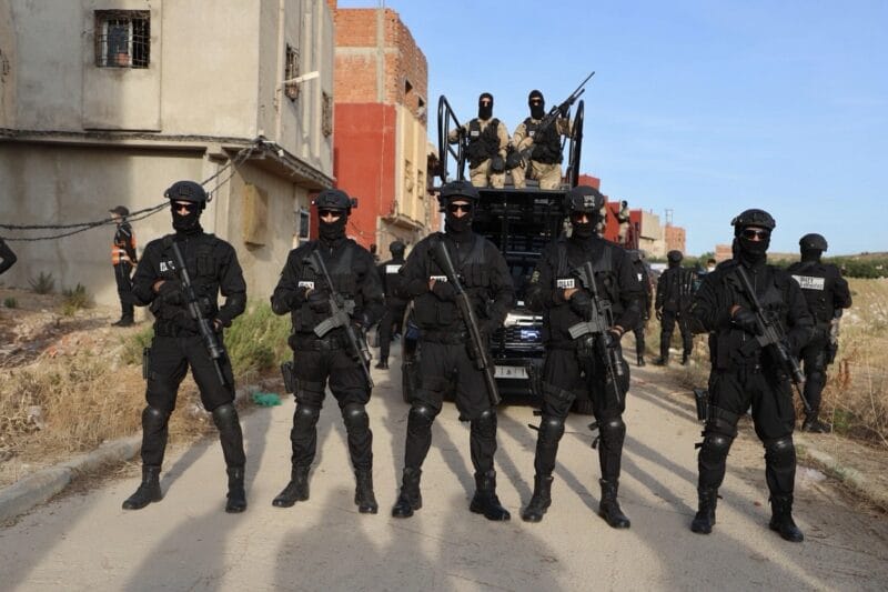 عمليات متزامنة في 7 مدن مغربية للتصدي لأعمال تخريبية إرهابية